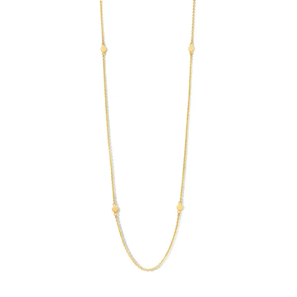 Obsession Halskette 70/80 cm - Silber vergoldet